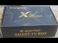 مراجعة وأستعراض X96 mini smart TV box لتغير تلفزك الى تلفاز دكي SMART TV