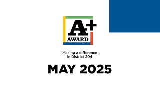 A+ Award: May 2025