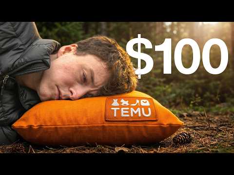 I Camped Using Only $100 Worth of Temu Products
