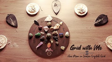 Crystal Grid for the New Moon | How to Grid for Crystal Healing - Grid With Me! Series ✨