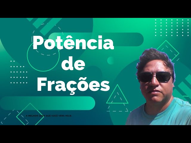 Potência com Fração #potencia #fracao #matematica #professoradematemat