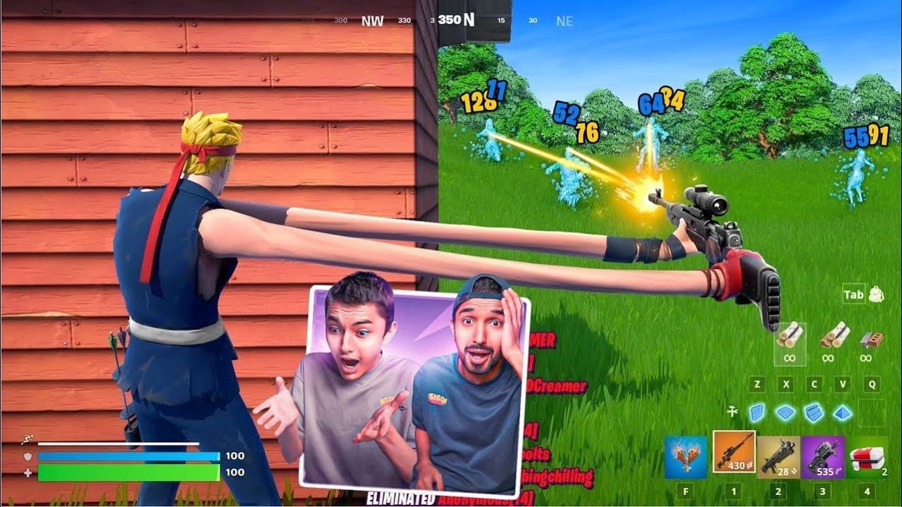 جننت الناس في فورت نايت وخليتهم يطلعون من اللعبة🤣🔥((يحسبوني هكر))😁