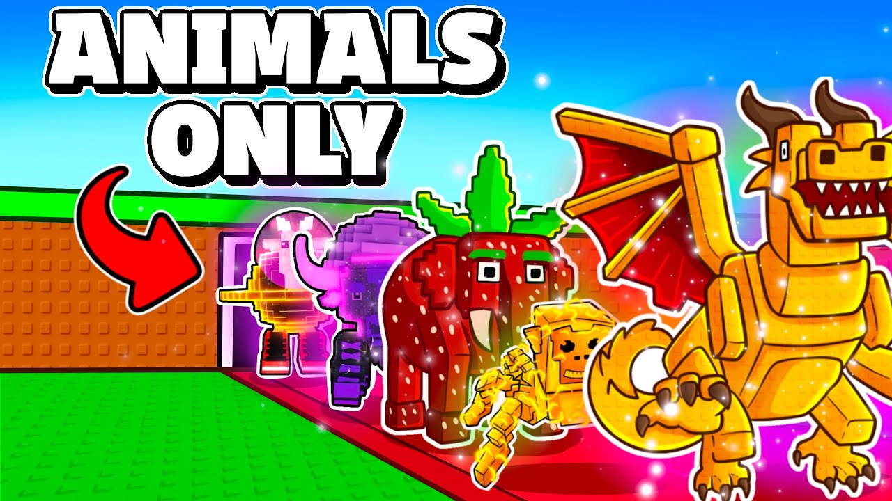 $0 to $1 TRILLION With ANIMAL ONLY Brainrots In Steal A Brainrot..