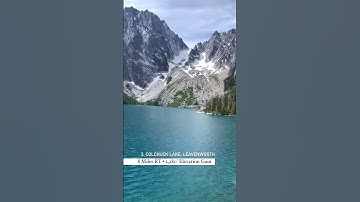 4 alpine lakes to visit this summer!