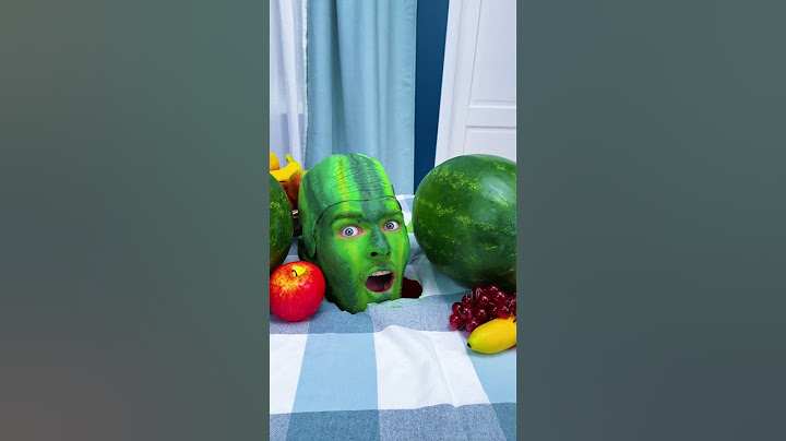 I Painted My Head As a Watermelon! Food Prank! 😈😂