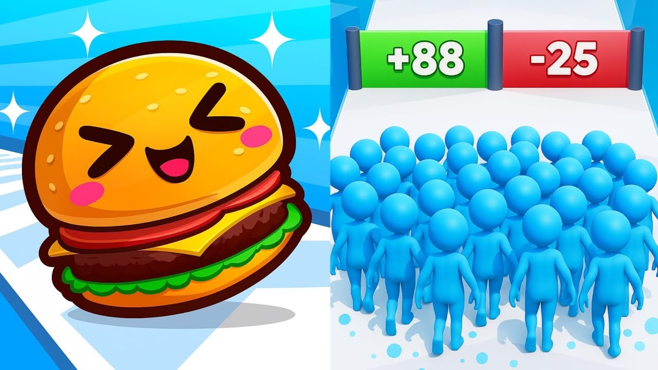 🍔🧮 Food Run X Count Master – Fast Eating & Army Counting Chaos! 🔥😱
