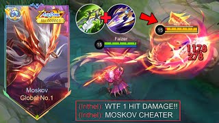 TOP 1 GLOBAL MOSKOV NEW BEST 1 HIT BUILD 2024 (recommended build)  MLBB