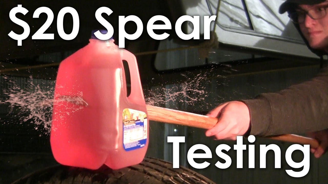 Testing the $20 Spear - YouTube