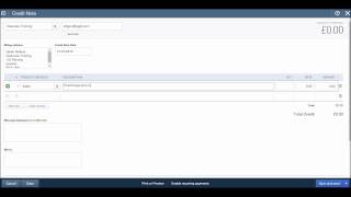 QuickBooks Training - Part 5 - Raising Credit Notes for Customers