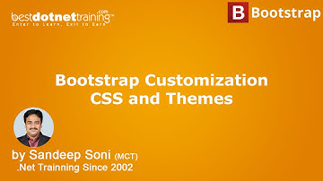 Bootstrap Tutorial - Customize CSS and Themes in Bootstrap