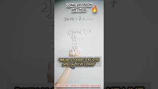 “😱 Basic Maths 0 se Hero | Live Class”|Division #shorts #shortsfeed #maths #Live