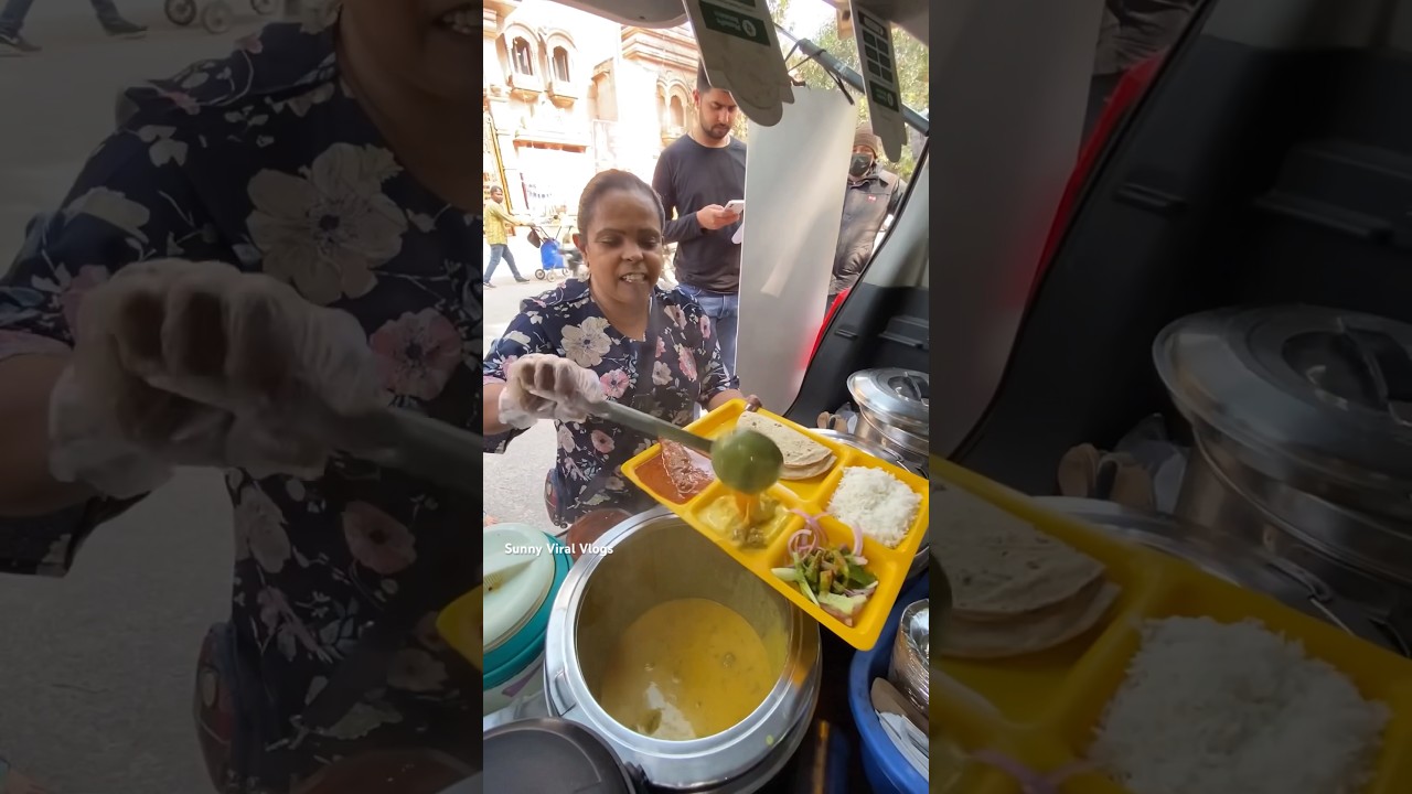 80Rs/- वाली Pet Full कीं Special Thali🔥😳 