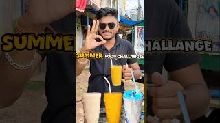 SUMMER🏝️🌞 Food Challenge😱//#food#summerdrink#foodchallenge#shorts#odiavlog