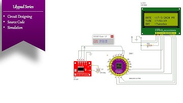 RTC Interfacing with Lilypad| Simulation | DS1302 RTC Interfacing