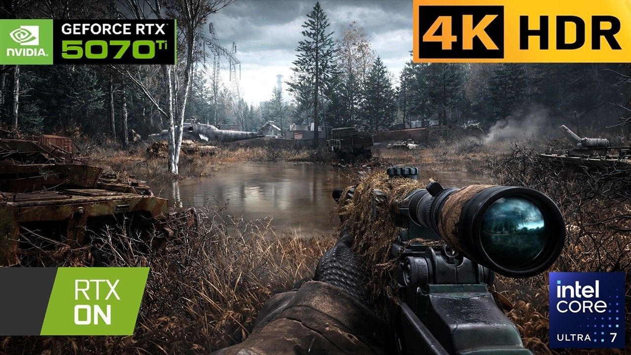 [4K] UKRAINE SNIPER MISSION | CALL OF DUTY 4 REMASTERED | ALL GHILLIED ...