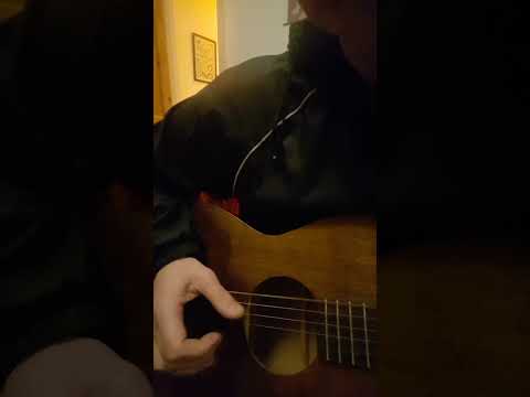 12 bar blizzle in Open E minor crossnote tuning parlour guitar