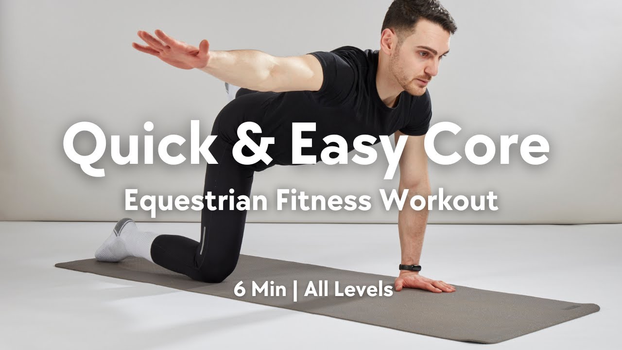 6-Minute Equestrian Fitness Workout For Beginners - Quick & Easy Core ...