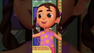 Main Tota Hare Rang Ka, मैं तोता हरे रंग का, Hindi Nursery Video #shorts #poems #nurseryrhymes