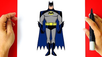 How to DRAW BATMAN Full Body - Drawing Tutorial