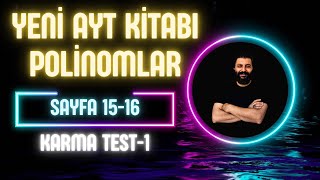 Ayt Matematik Polinomlar Acil Yayınları 2025 Sayfa 15-16 Soru Çözümü