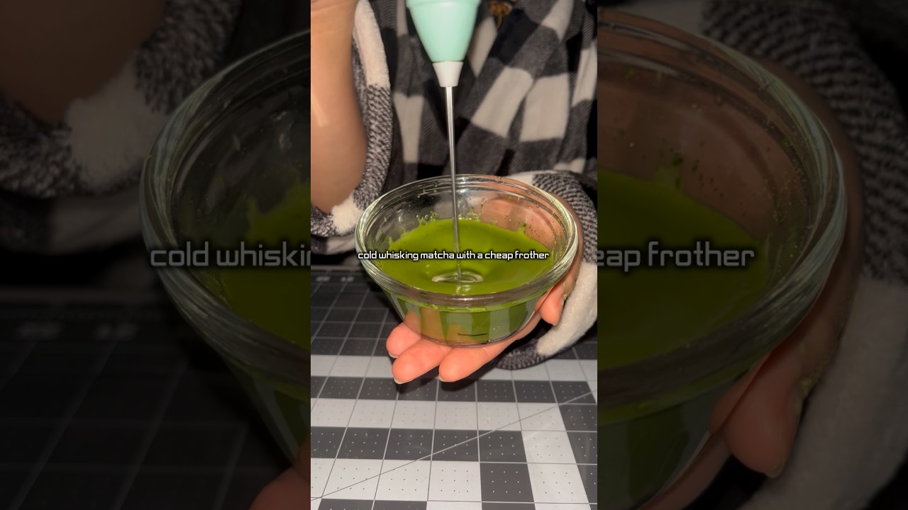 🌱🌿 #coldwhiskedmatcha #frother