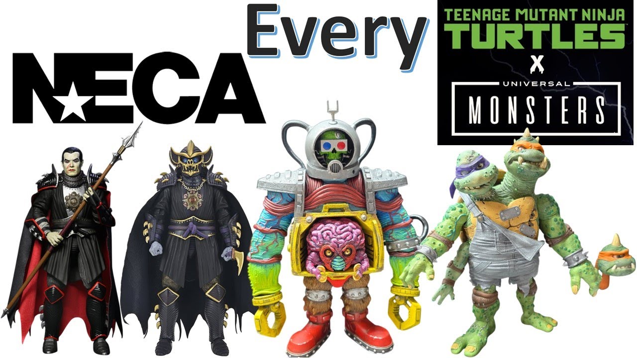 NECA TMNT×UNIVERSAL MONSTERS 5体セット Every NECA TMNT