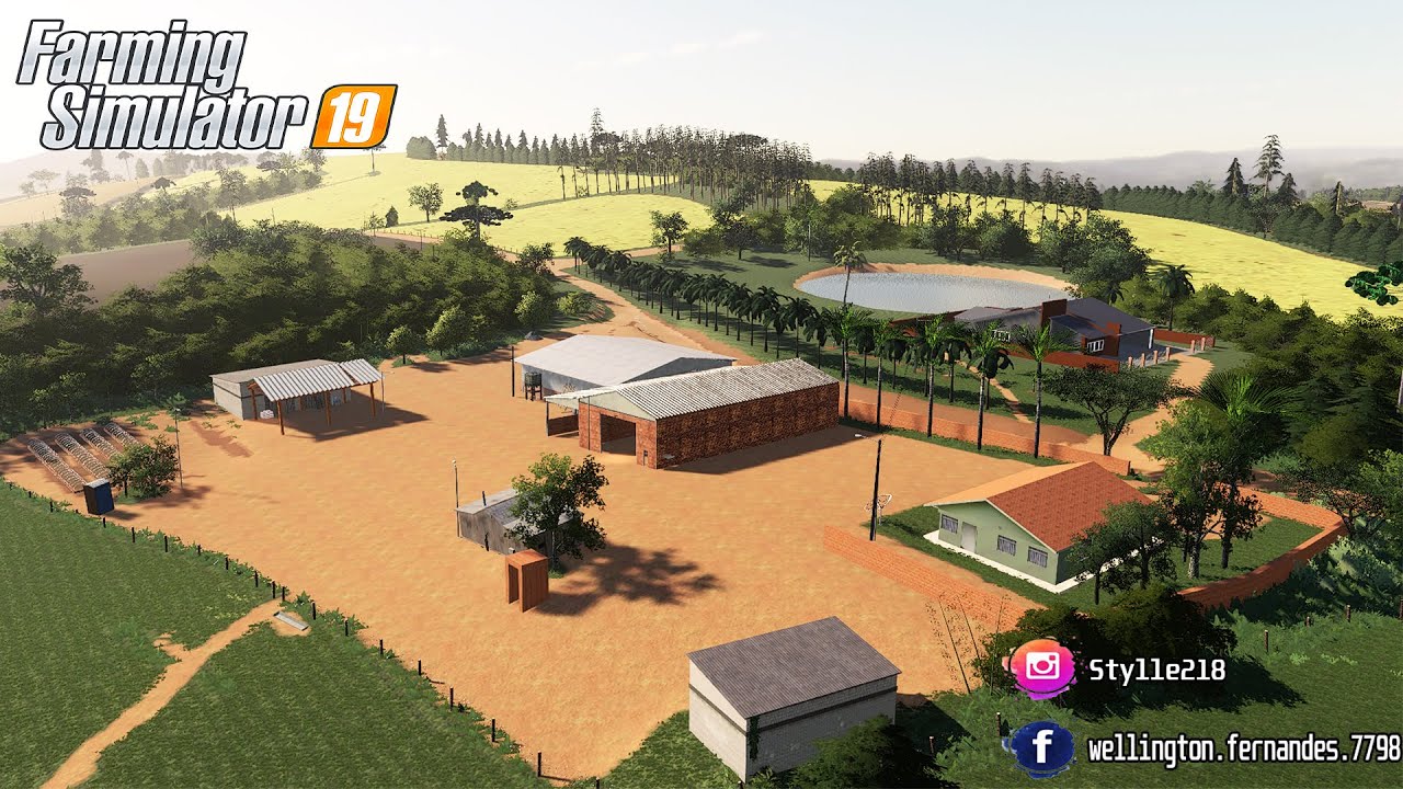 FAZENDA BARRA DA PRATA , mapa BR muito massa | Apresentando Mods | Farming Simulator 19