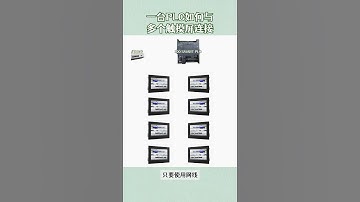 How to Connect All-in-One PLC to Multiple Touch Screens! 📱 #shorts
