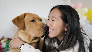 Cornell students help raise and train future service dogs