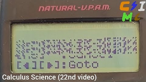 Distorted Blank Error - fx-96SG PLUS | Calculus Science