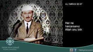 Hasan Karagüzel / Ali İmran Suresi 92 - 97