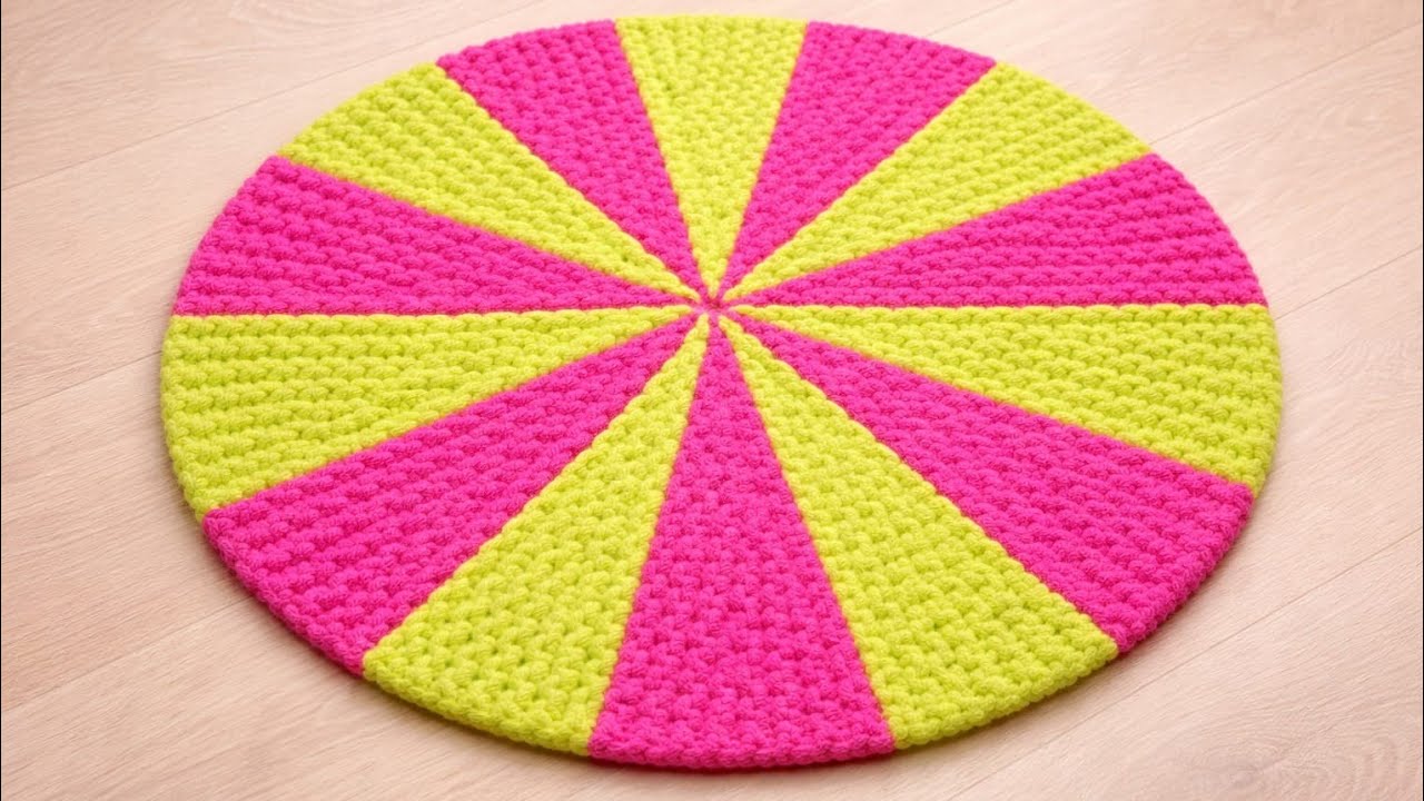 Do Rang Ka Stylish Woolen Doormat, Floormat, Footmat Make At Home | #easydoormat #beenakiduniya 