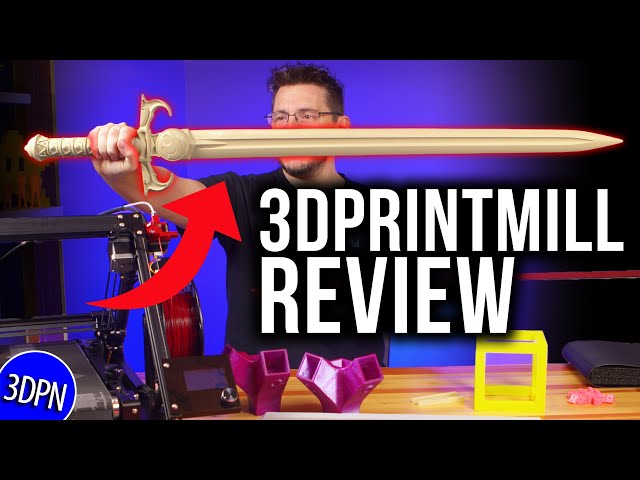 Creality CR-30 / Naomi Wu's 3DPrintMill Review - SWORD OF OMENS