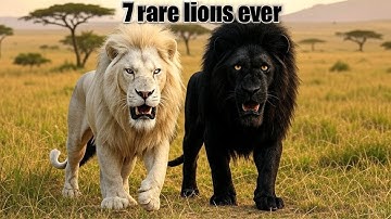 7 Rarest And Most Unique Lions In The World || Mr.Incredible