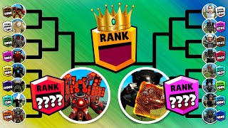 SKIBIDI TOILET TOURNAMENT UP BRAWL STARS RANKS VS CAMERAMAN UPGRADED & TV MAN TITAN