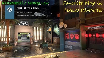 Probably my Favorite map in Halo Infinite (PC) 1080p Low / FPS Counter