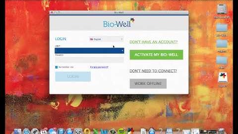Bio-Well Tutorial: Logging In to the Bio-Well Software