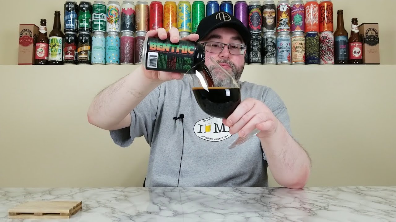 Benthic (BBA Coconut Coffee Imperial Stout) (2021) | Half Acre Beer Company | Beer Review | 