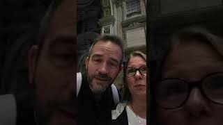 Nigel and Janelle at St. Peter&#39;s Basilica, Vatican City Feb 2019