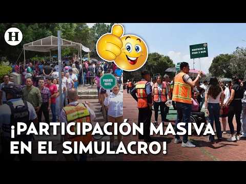 ¡Alerta sísmica y rescates en CDMX! 7.9 millones de participantes en el Segundo Simulacro Nacional