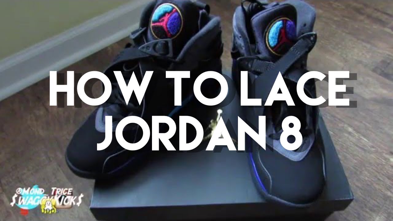 jordan 8 laces