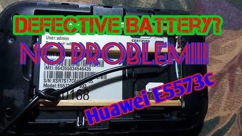 Huawei E5573c | How to Use Pocket Wifi Without Battery | Direct Power