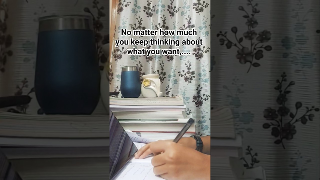 Study vlog:-325/365 :Pov-Stop thinking, and start working!!....