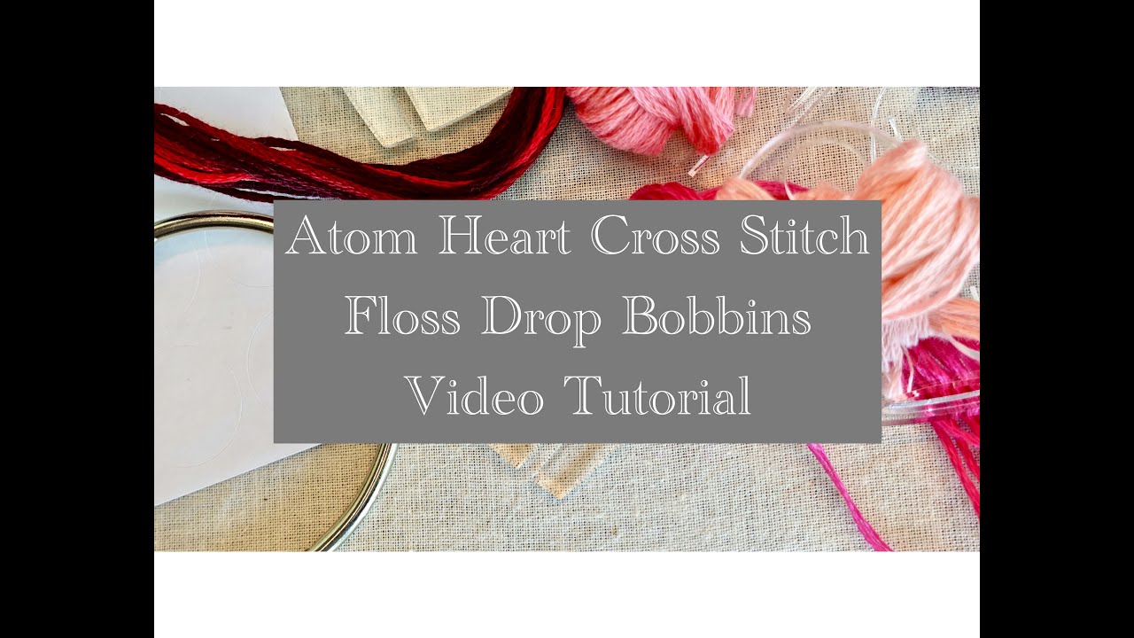 Flosstube EXTRA - How to Make EASY Floss Drops & How to cut a Hank of Floss  to put on them! 