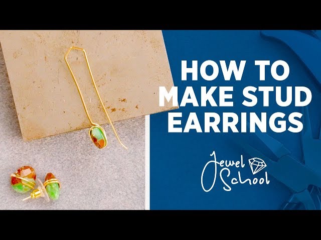 Easy Diy Paper Clip Earrings Turquoise Drip Earrings With Gold