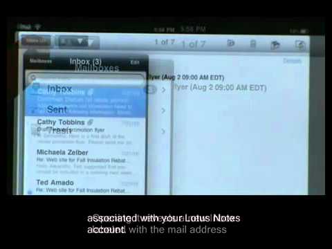 Installing Lotus Notes Traveler on an Apple device