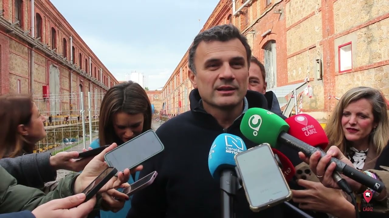 Rueda de prensa de la segunda fase de rehabilitación de los antiguos depósitos de Tabacalera