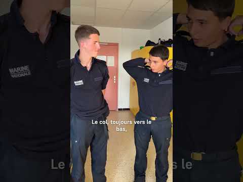 Chaque détail compte. Porter l’uniforme, c’est représenter la Marine et son équipage ⚓️🫡