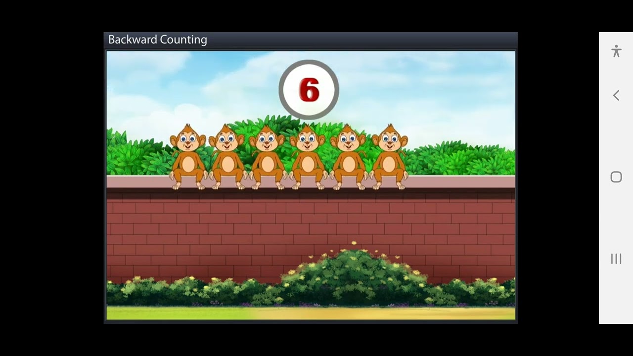 Backward counting/UKG - YouTube
