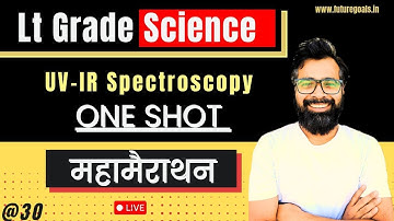 Lt Grade Science | UV & IR Spectroscopy | TGT PGT CHEMISTRY | Future Goals Ps